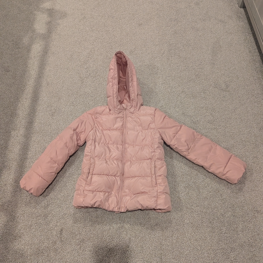 GAP Kids Soft Pink Hooded Puffer